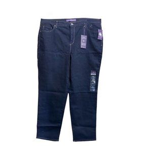 Gloria Vanderbilt Amanda Swam Series tapered leg classic rise jeans SIZE 18W NWT